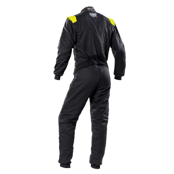 Racing Race Rally Suit OMP Racing FIRST-S (FIA Approved) black yellow