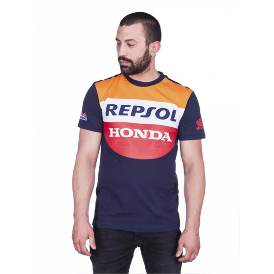 GP T-SHIRT REPSOL HONDA LOGO BLUE ROZMIAR M