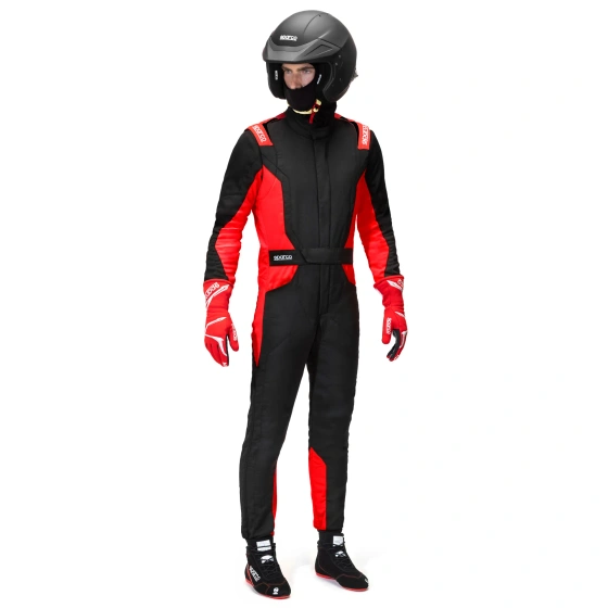 Race Racing Suit Sparco Sprint Advanced (FIA) black red