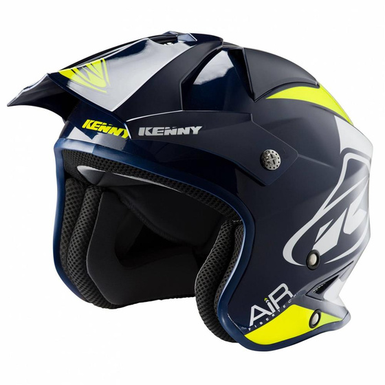KENNY KASK TRIAL AIR NAVY NEON YELLOW ROZMIAR L