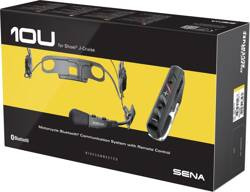 SENA INTERKOM MOTOCYKLOWY 10U BLUETOOTH 4.1 DO 1600M Z RADIEM FM I PILOTEM SC-4B-01 DO KASKU SHOEI J-CRUISE ( 1 ZESTAW ) - WYPRZEDAŻ - STD CENA 1149,-