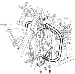 Triumph Thruxton (2004-2015) engine guard