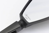 D-MIRROR-12,DIAMO/COWL(L)ABS HOUSING+ALU.STEM