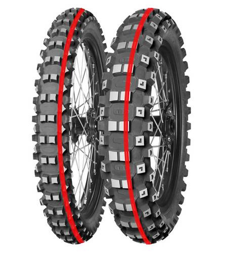 MITAS OPONA 90/90-14 TERRA FORCE-MX MH PITCROSS MEDIUM HARD (CZERWONY PASEK) TT 46M NHS PRZÓD DOT 2024 (DOT:XJDC) (460055) (zamiennik:70000362)