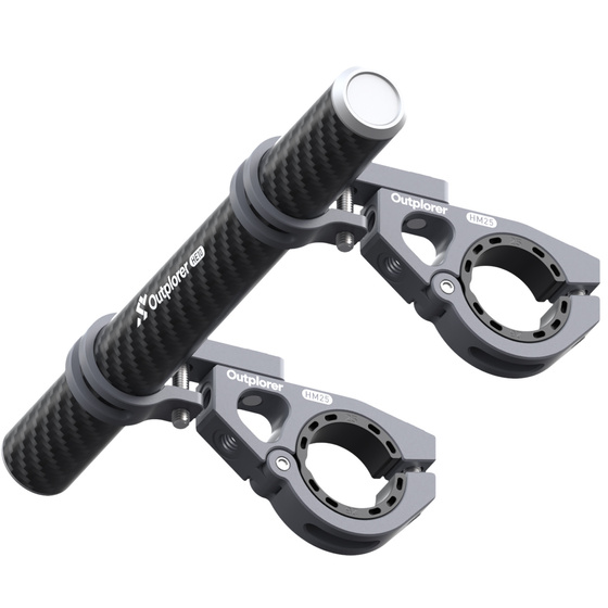 Karbonowe przedłużenie kierownicy do montażu akcesoriów Outplorer HE10