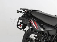 ZESTAW KUFRÓW BOCZNYCH TRAX ADV I STELAŻY SW-MOTECH KAWASAKI KLR 650 (08-), SILVER 45/37L