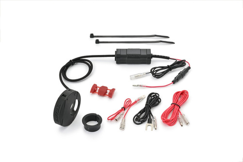 Daytona Źródło zasilania z portem USB typu C na smukłej obejmie do montażu na kierownicy motocykla 80967