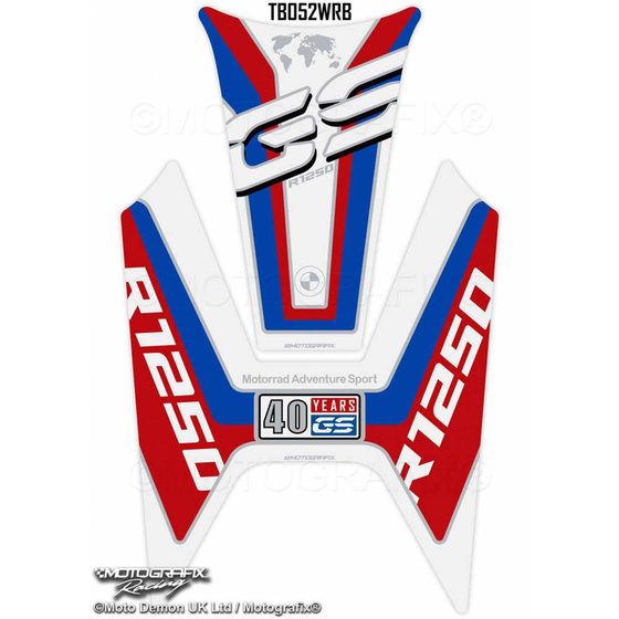 MOTOGRAFIX TANKPAD BMW R1250GS 2020-2021 TB052WRB