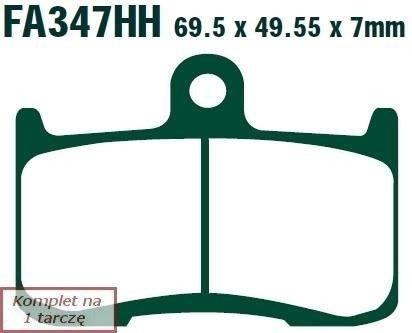 Klocki hamulcowe EBC EPFA347HH Extreme Pro (kpl. na 1 tarcze)