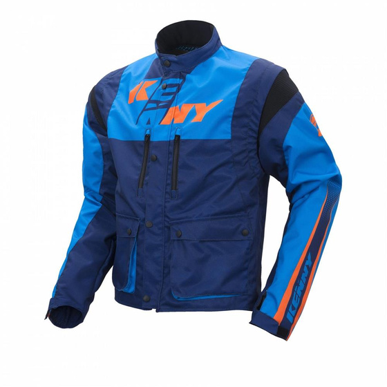 KENNY KURTKA TRACK CYAN/NAVY/ORANGE XL