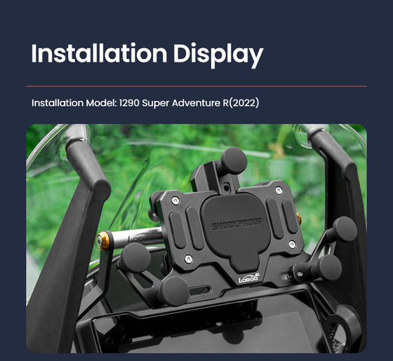 LOBOO Zestaw montażowy GPS KTM 1290 Super Adventure (2022-) (10.3.09251.101.01)