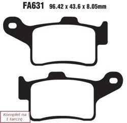 Brake pads EBC FA631V V-PAD (set on 1 disk)