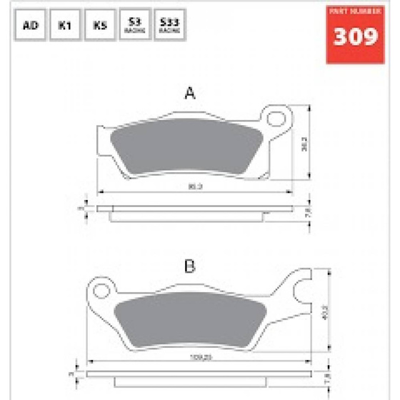 GOLDFREN KLOCKI 309 K5
