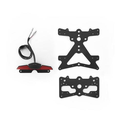 Fox license plate support kit