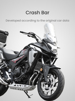 LOBOO Crash Bar komplet czarny do HONDA CB400X (2021-) HONDA CB500X (2019-) (10.3.01281.050.11)