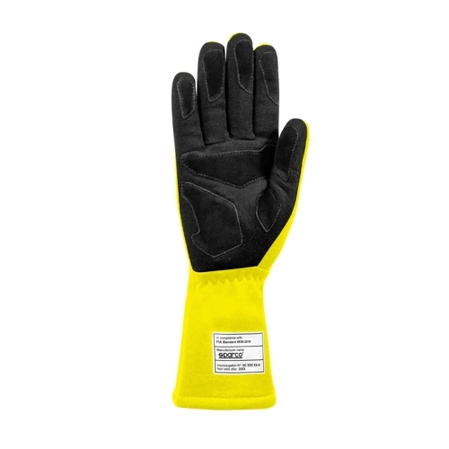 Sparco Land Race Kart Gloves (FIA & SFI) yellow