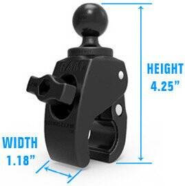 RAP-B-400-GOP1U Tough-Claw™ Double Ball Mount with Universal Action Camera Adapter