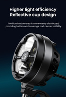 LOBOO L18S światło drogowe i mijania pomocnicze (czarne) (10.1.01018.001.01)