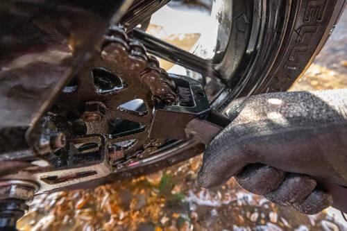 350 Motorcycle Chain Brush