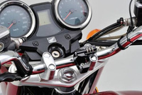 95206 HANDLEBAR HELMET LOCK HOLDER DIAL-LOCK TYPE BLACK Ø22.2 / 25.4MM