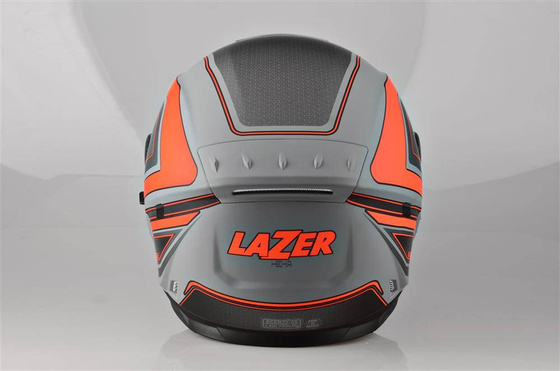 Kask Motocyklowy LAZER RAFALE Hexa (kol. Tytanowy Szary - Czerwony - Matowy) rozm. XL