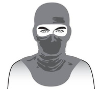 91436 Mask-Neck, technical fabric balaclava with neck warmer