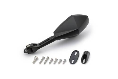 D-MIRROR-12,DIAMO/COWL(L)ABS HOUSING+ALU.STEM