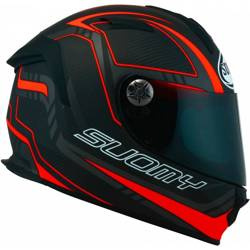 SUOMY CARBON SR SPORT MAT RED M