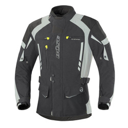 Kurtka motocyklowa BUSE Torino Pro czarno-jasno szara L