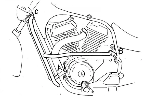 Suzuki VS 750/800 (1986-2000) engine guard