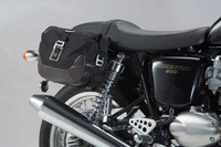 ZESTAW SAKW I STELAŻY LEGEND GEAR SW-MOTECH TRIUMPH THRUXTON 900 (04-15)/BONNEVILLE SE(04-16) BROWN