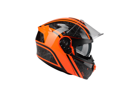 Kask Motocyklowy LAZER LIGHT (kol. Czarny - Czerwony) rozm. M