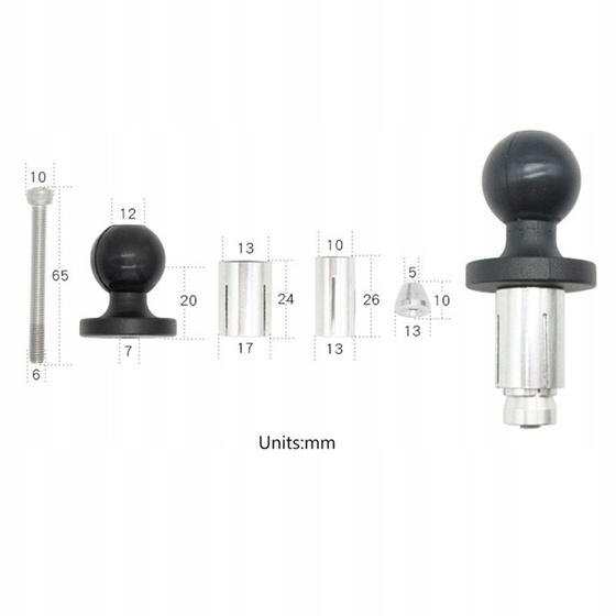 MC41-03 Motorcycle Holder Charger 36W Fast Charging QC 3.0 + USB-C