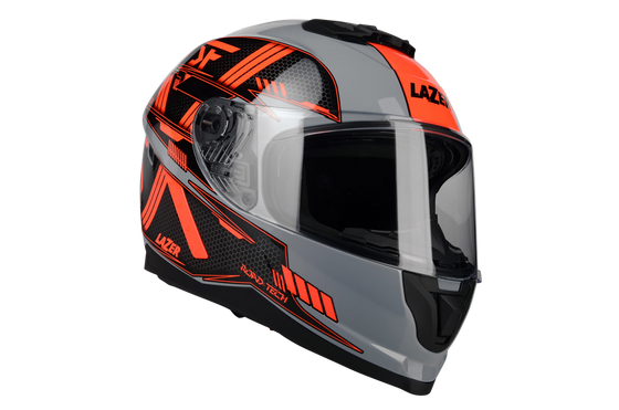 Kask Motocyklowy LAZER RAFALE EVO Roadtech (kol. Szary - Czerwony - Matowy) rozm. L
