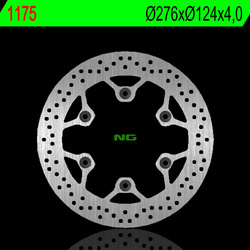 NG TARCZA HAMULCOWA PRZÓD DEALIM ROAD WIN 125 04-17, HYOSUNG GT 125 06 (276X124X4,0MM)
