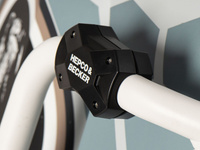 Slidepad set for engine and tank protection bars with a tube diameter of 22 or 25 mm