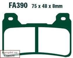 Brake pads EBC FA390HH wzmacniane (set on 1 disk)