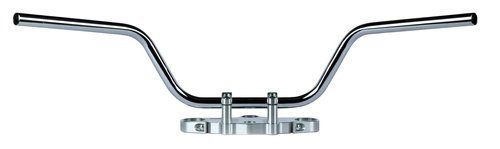 TRW LUCAS STEEL HANDLEBAR 22MM TOURING HIGH CHROME POLISHED