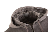 KINI-RB URBAN CAMO ZIP HOODIE - DARK GREY