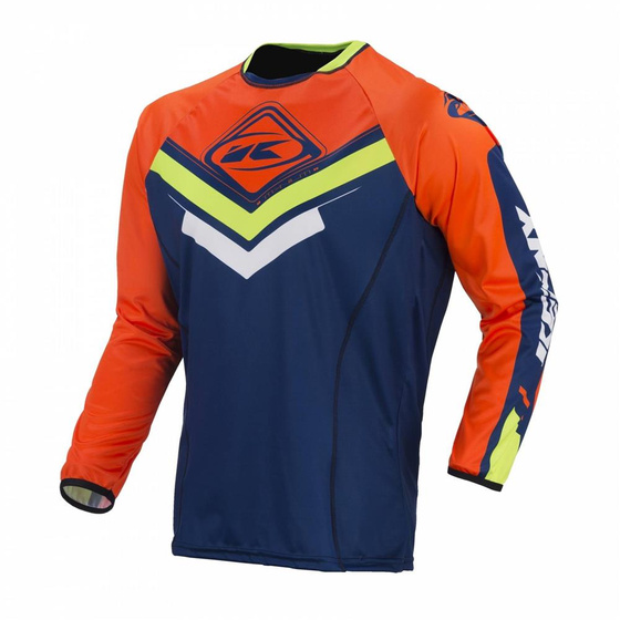 KENNY KOSZULKA TITANIUM NAVY/ORANGE/LIME L