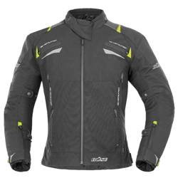 Kurtka motocyklowa BUSE Rico czarno-neonowa S