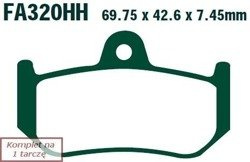 Klocki hamulcowe EBC FA320HH wzmacniane (kpl. na 1 tarcze)