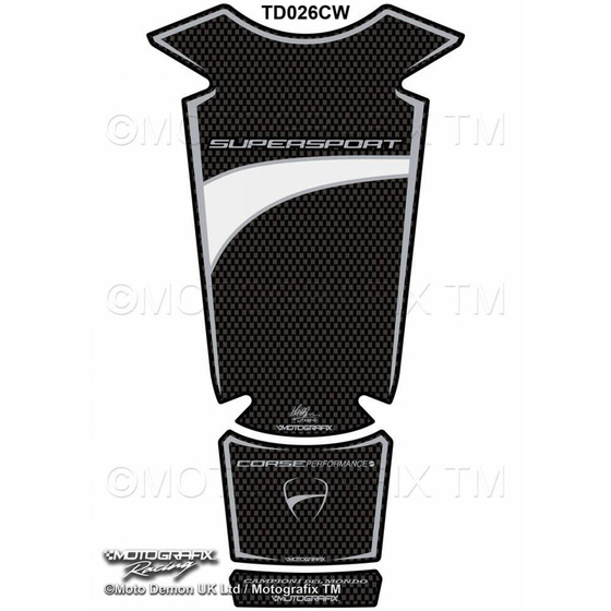MOTOGRAFIX TANKPAD DUCATI SUPERSPORT 2016-2019 TD026CW