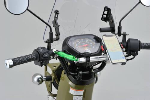 HANDLEBAR BRACE BAR 200MM, SILVER