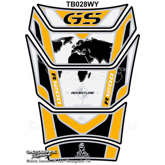 MOTOGRAFIX TANKPAD BMW R1200GS ADVENTURE 2006-2013 TB028WY