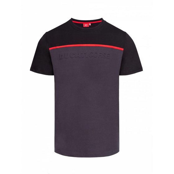 GP T-SHIRT DUCATI CONTRAST YOKE BLACK ROZMIAR XXL