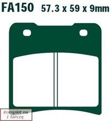 Brake pads EBC FA150 (set on 1 disk)