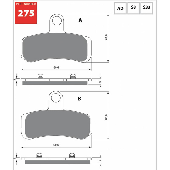 GOLDFREN KLOCKI 275 AD