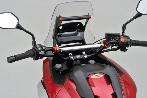 Wspornik kierownicy ze stopu aluminium 250mm srebrny