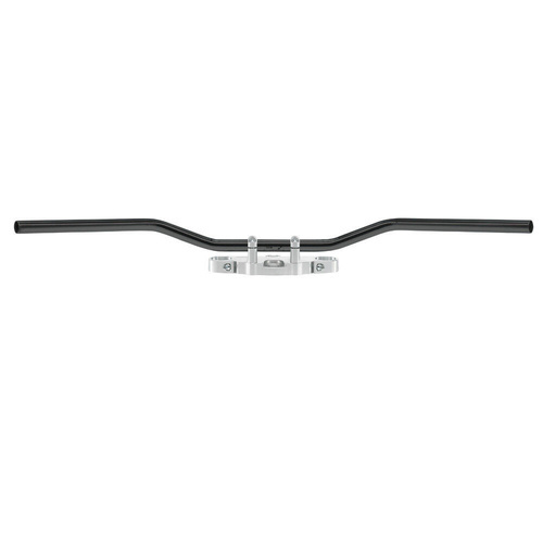 TRW LUCAS STEEL HANDLEBAR 25.4MM ROADSTAR MEDIUM COLOR BLACK (WITH CABLE INDENTATIONS) (PROMOTION)